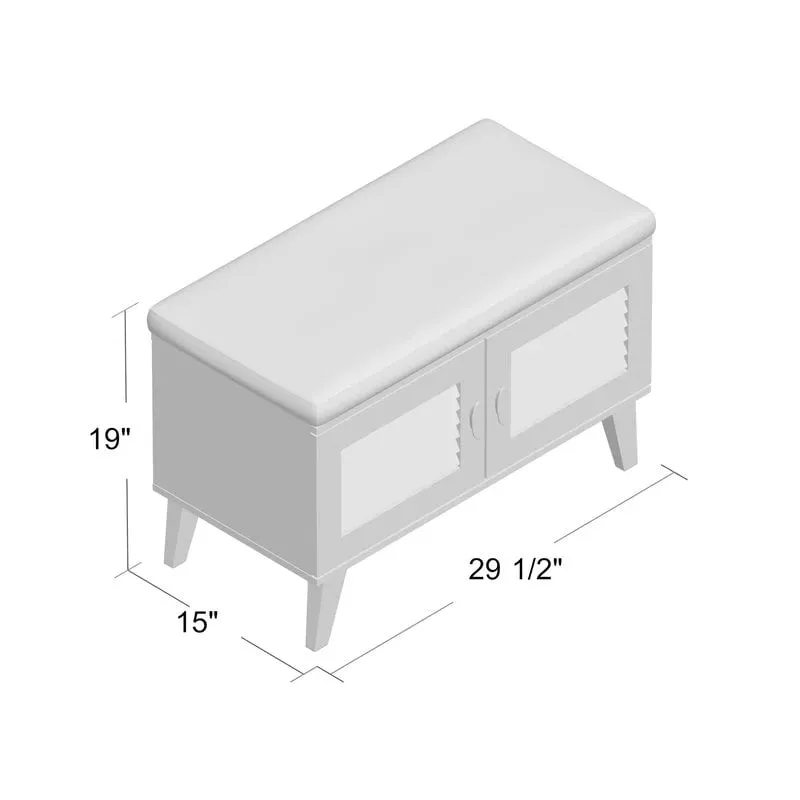 Furniture shoe storage Spicer 2 Door Entryway 4 Pair Shoe Storage Cabinet