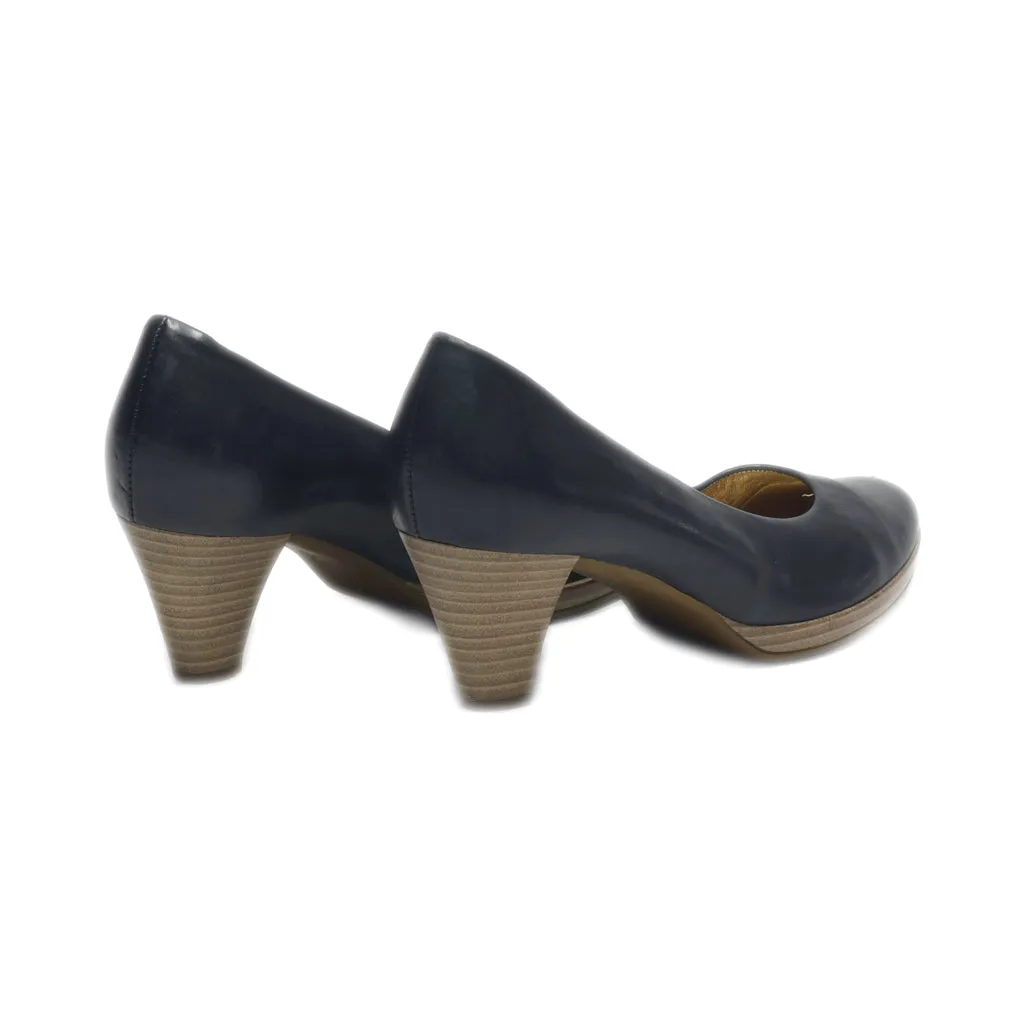 Gabor Mid-Heel Shoes Fabric Black Colour For Women