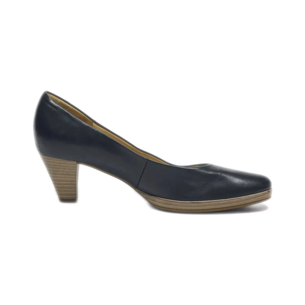 Gabor Mid-Heel Shoes Fabric Black Colour For Women