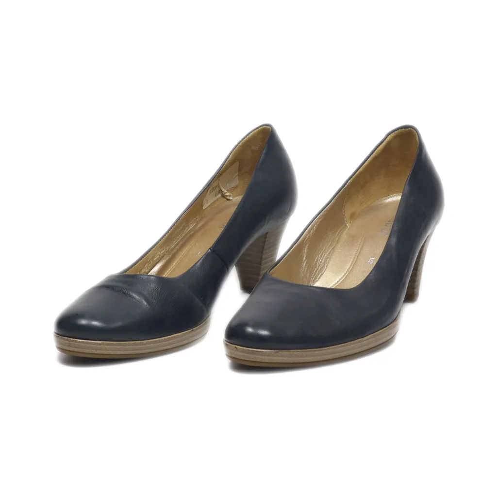 Gabor Mid-Heel Shoes Fabric Black Colour For Women