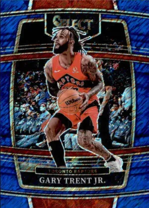 Gary Trent Jr, Concourse Shimmer Prizm, 2021-22 Panini Select Basketball NBA