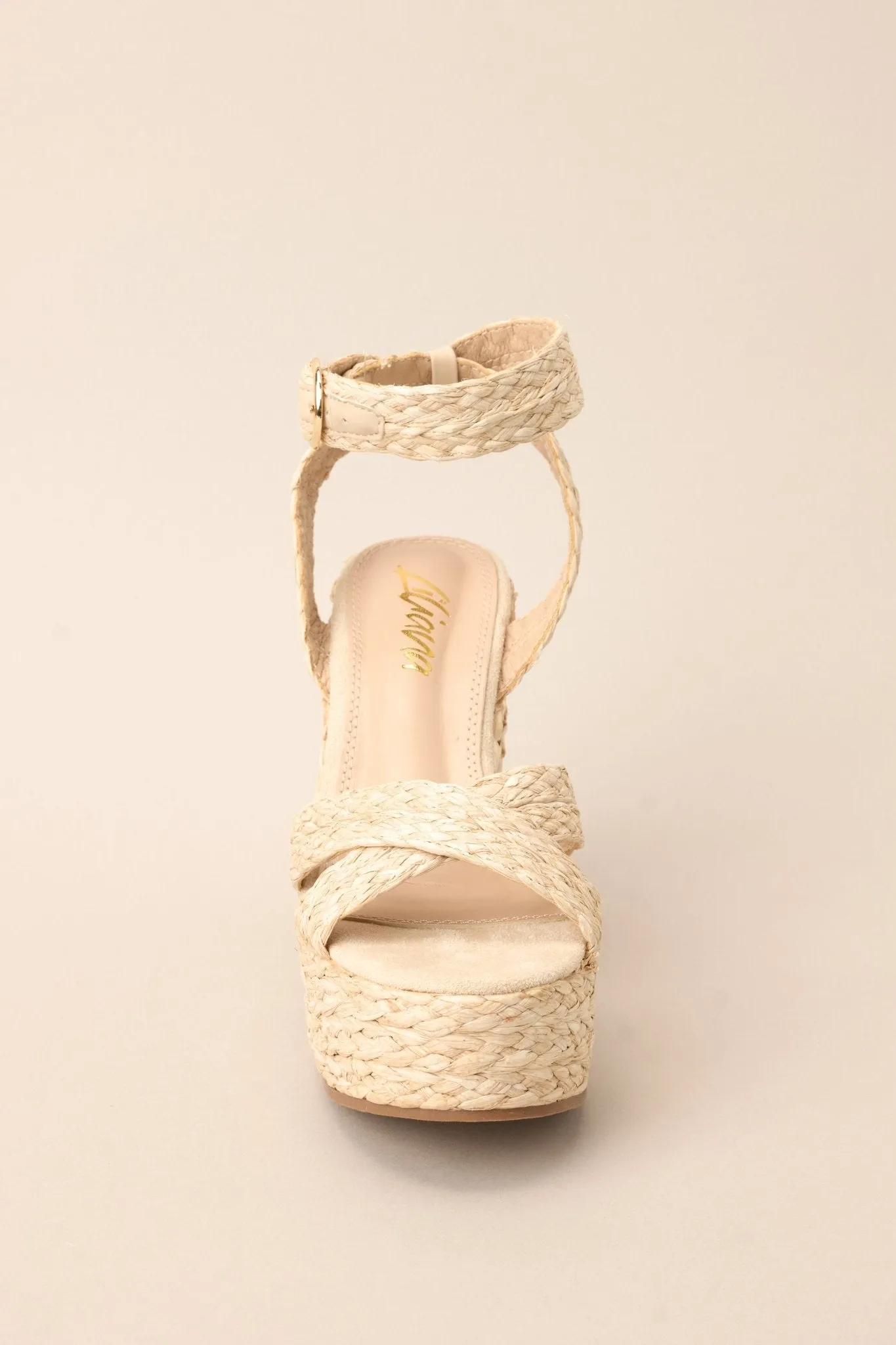 Good Sense Raffia High Heel Sandals