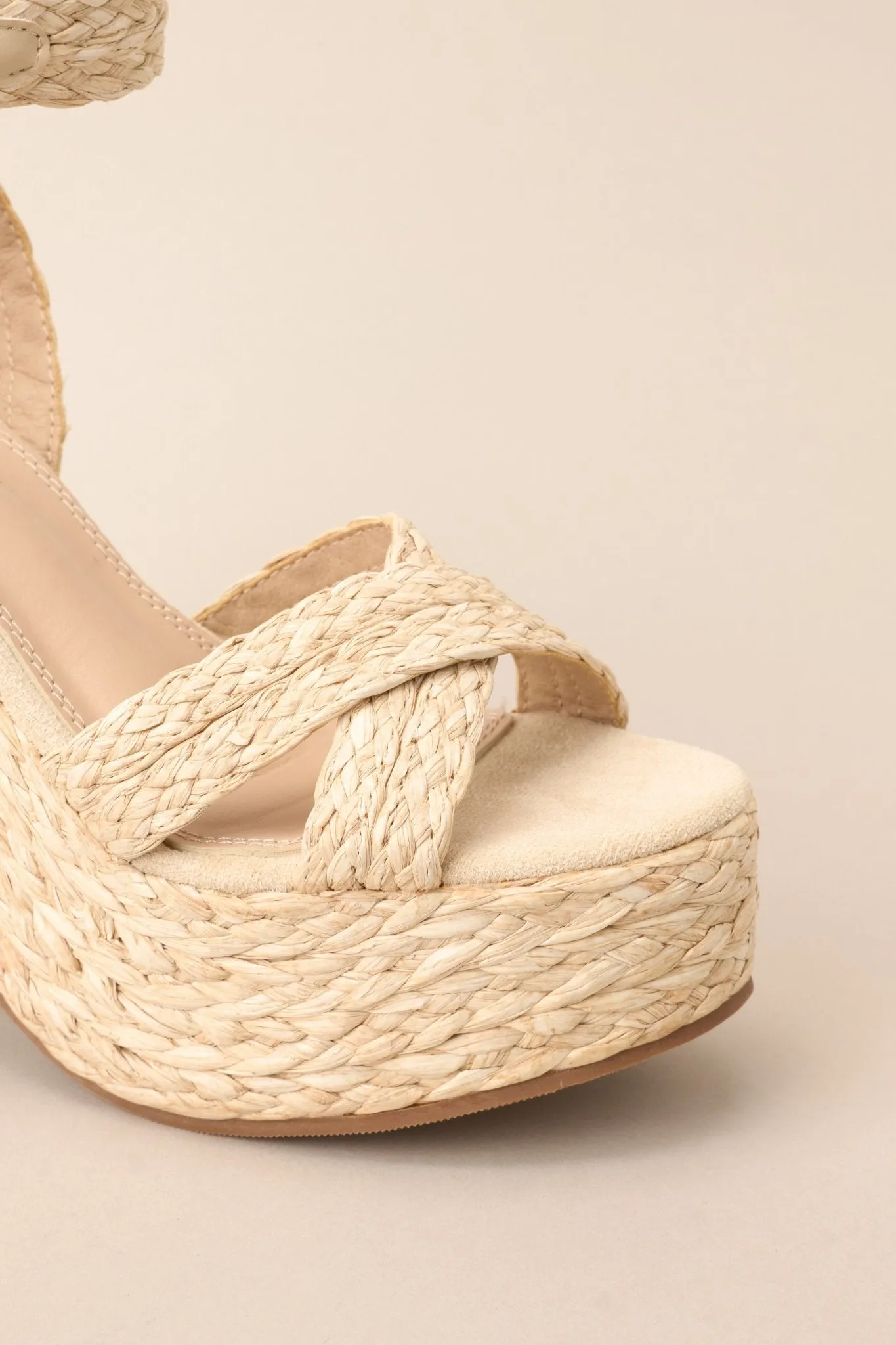 Good Sense Raffia High Heel Sandals