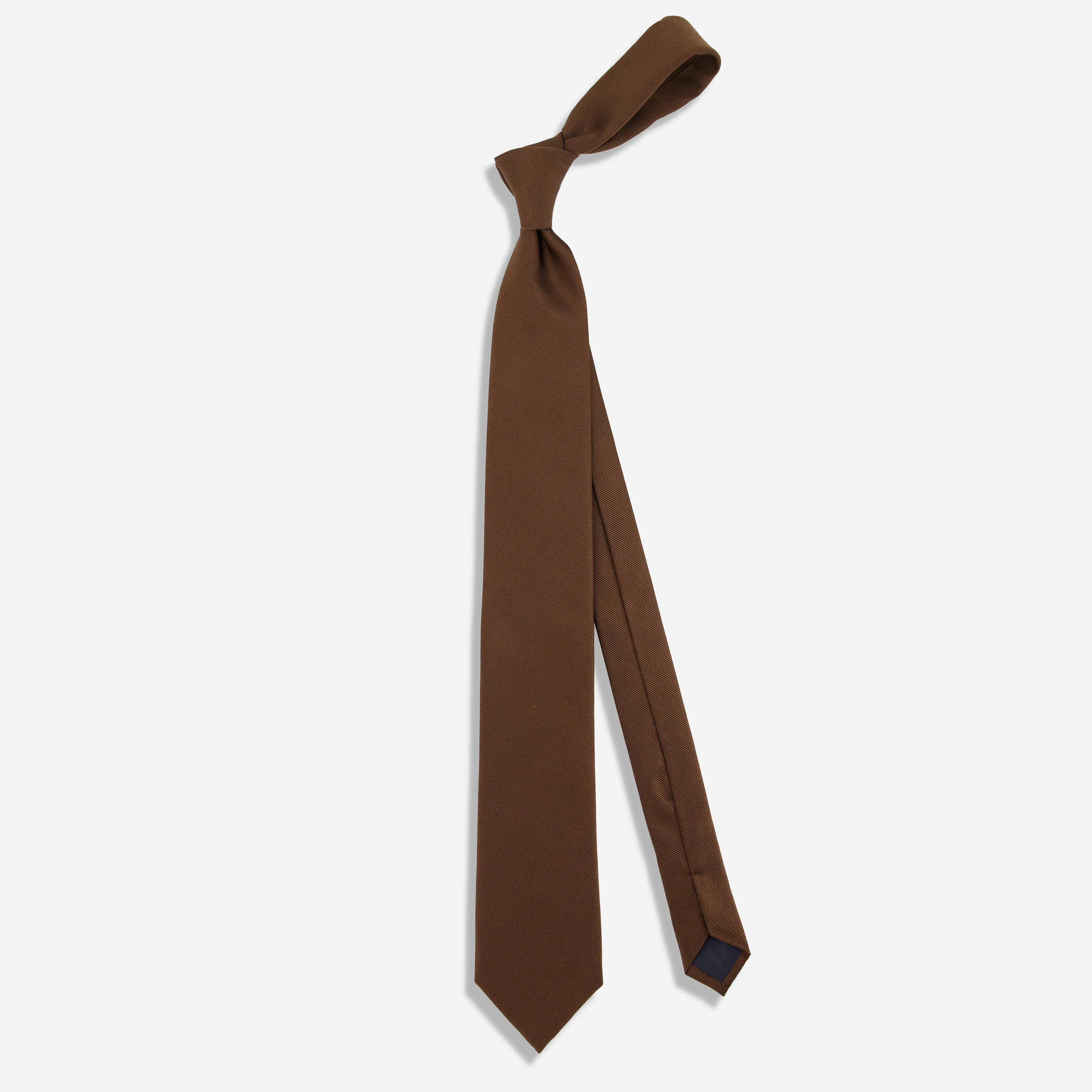 Grosgrain Solid Espresso Tie