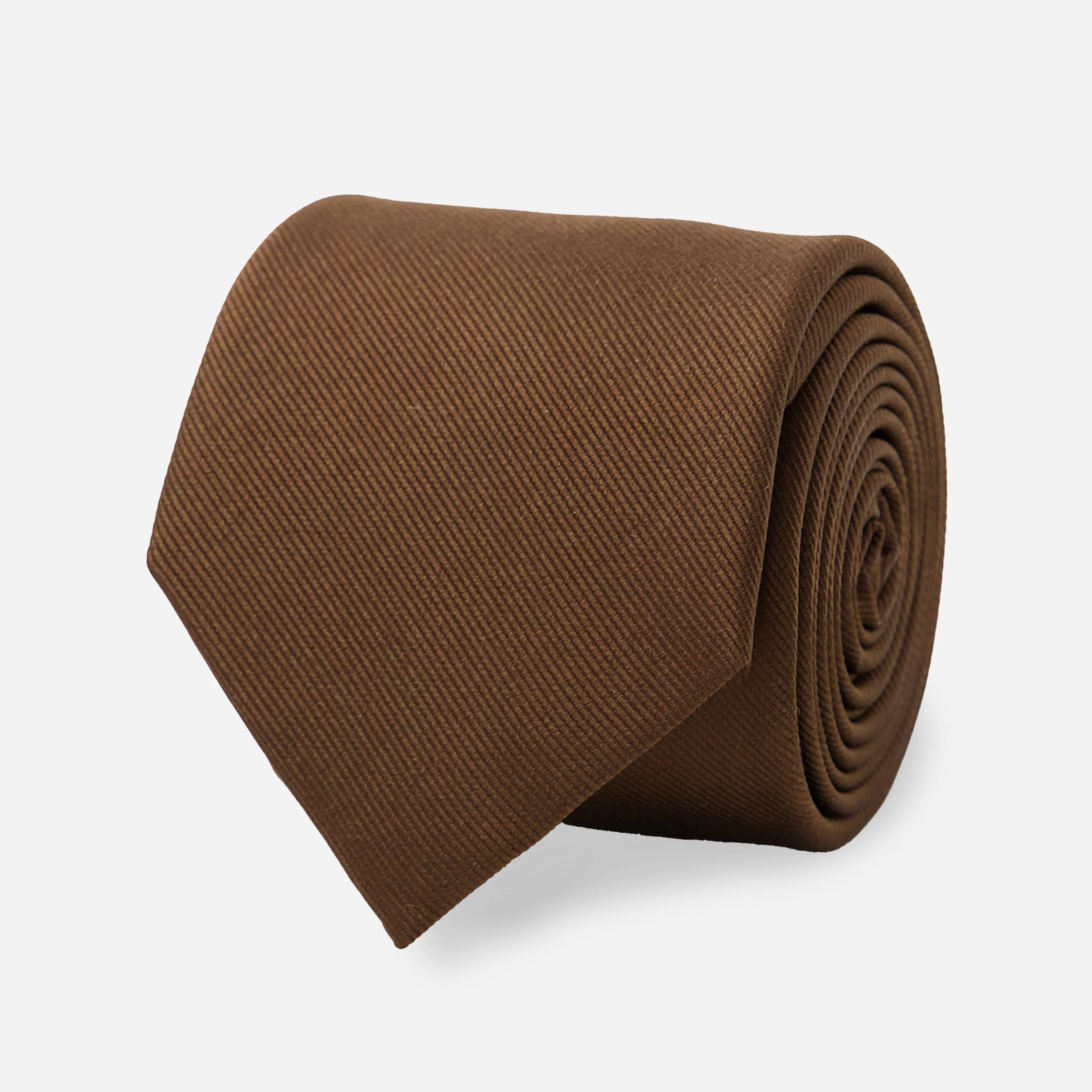 Grosgrain Solid Espresso Tie