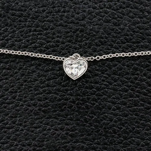 Heart Shaped Diamond Bracelet