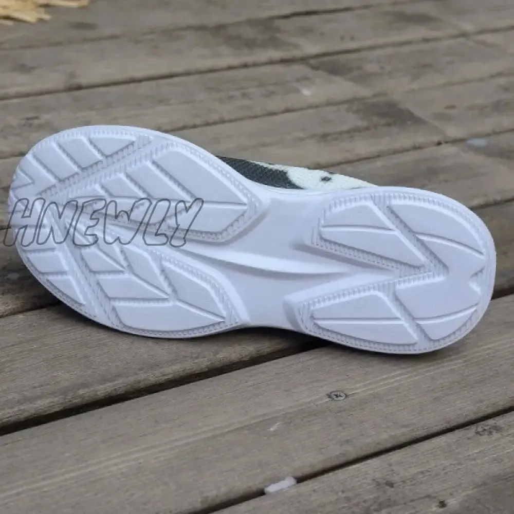 Hnewly - Black Casual Patchwork Printing Round Comfortable Out Door Shoes