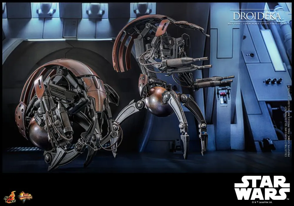 HOT TOYS STAR WARS: THE PHANTOM MENACE - 1/6TH SCALE DROIDEKA COLLECTIBLE FIGURE - MMS755