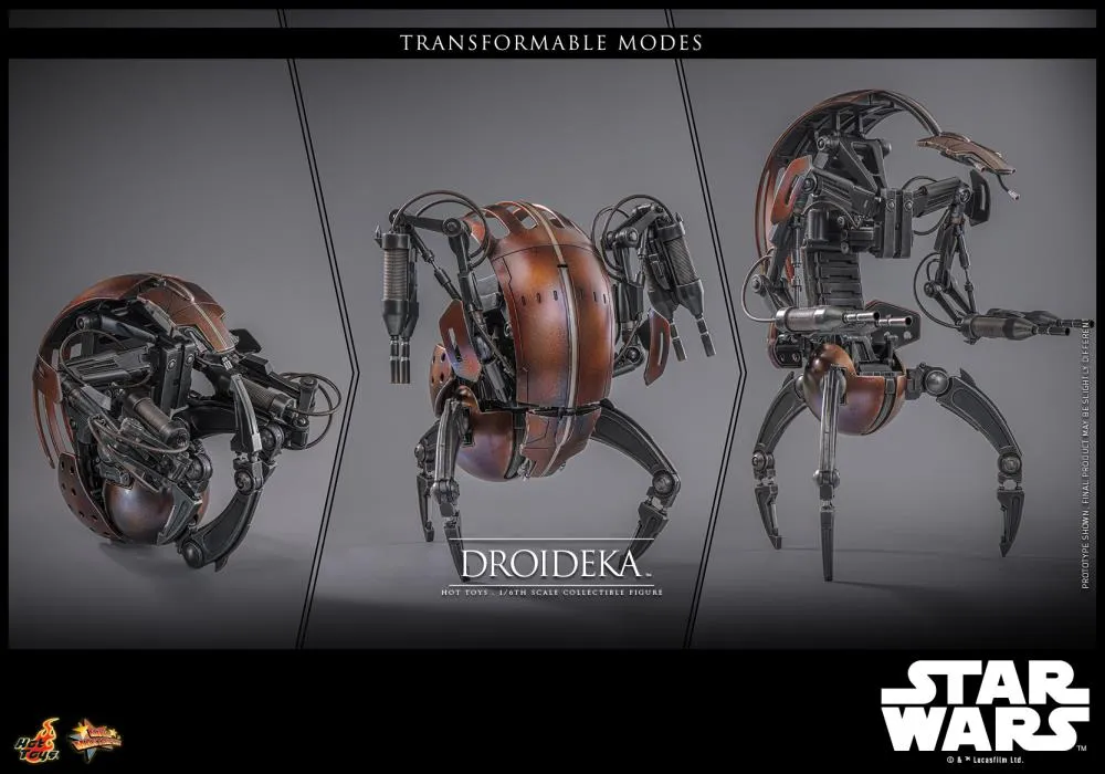 HOT TOYS STAR WARS: THE PHANTOM MENACE - 1/6TH SCALE DROIDEKA COLLECTIBLE FIGURE - MMS755