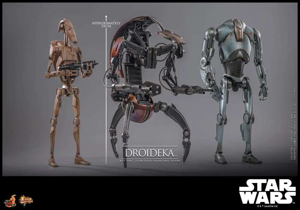 HOT TOYS STAR WARS: THE PHANTOM MENACE - 1/6TH SCALE DROIDEKA COLLECTIBLE FIGURE - MMS755