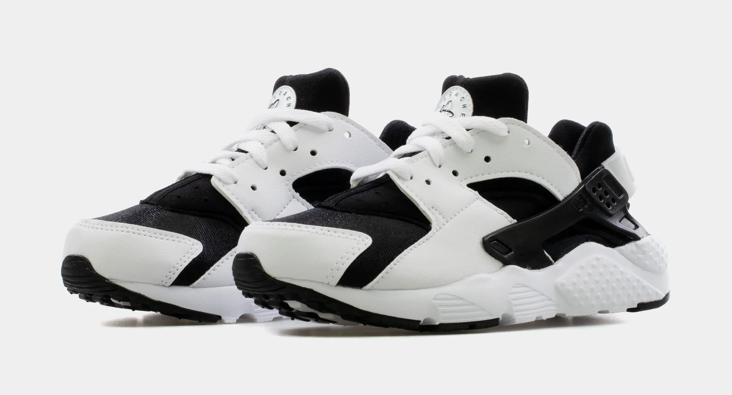 Huarache Run Preschool Lifestyle Shoe (Black/White)