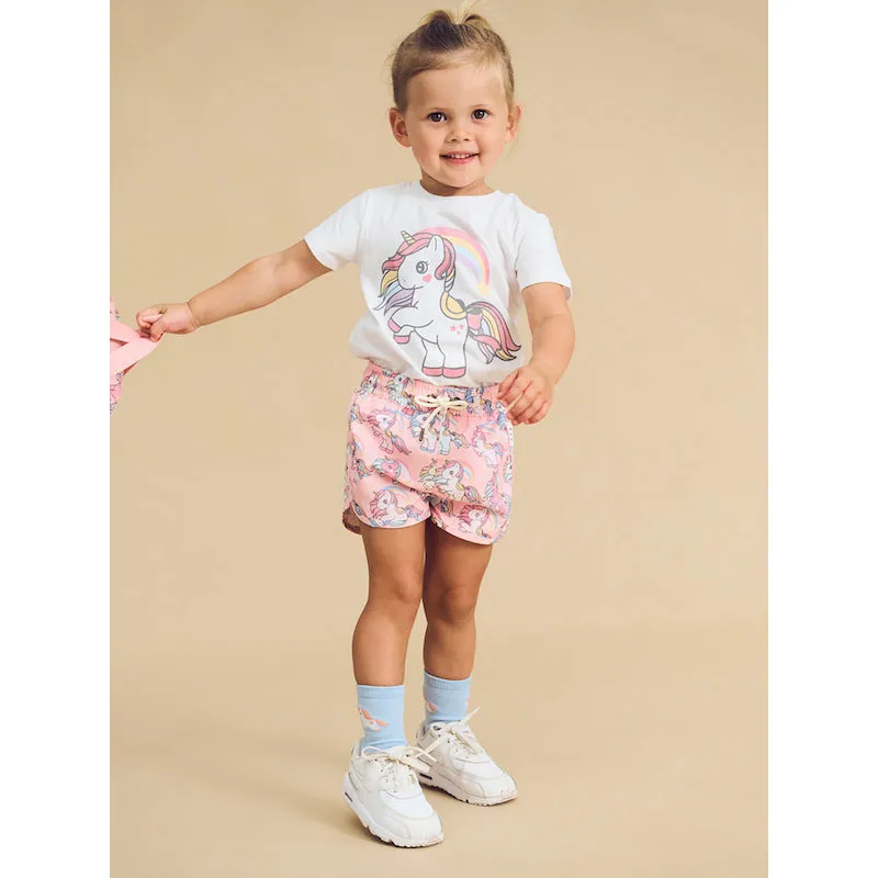 Huxbaby Rainbow Unicorn Swim Short