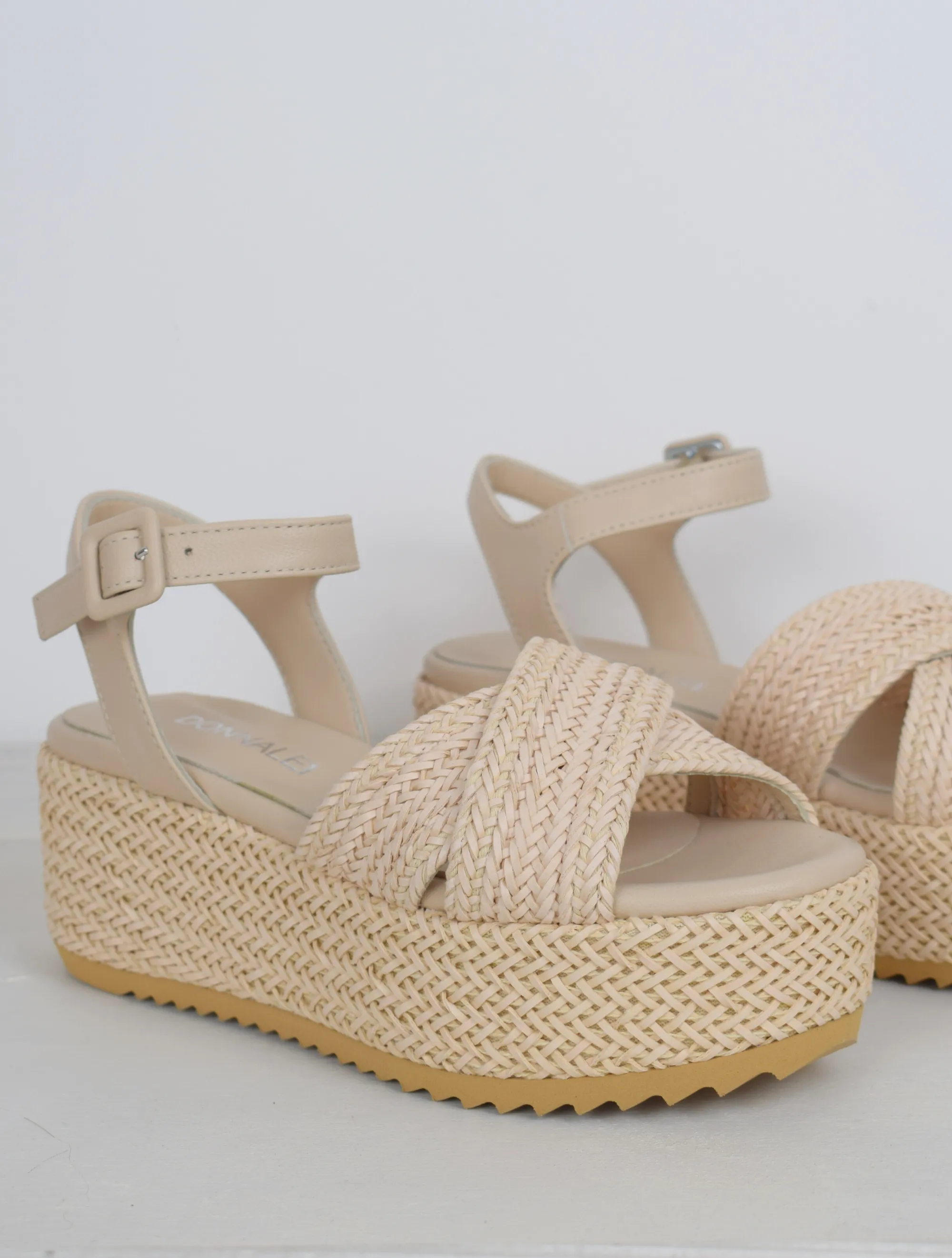 Jaipur Raffia Sandal Blush