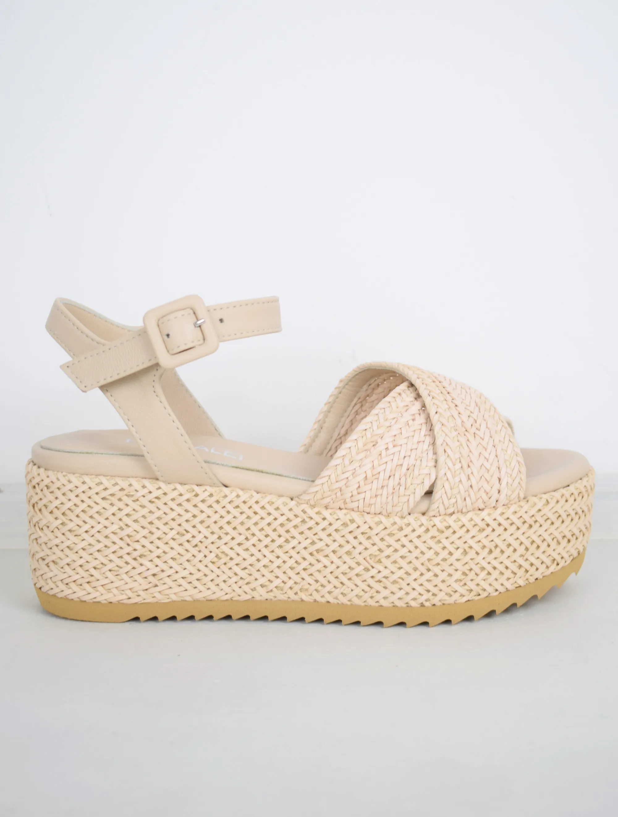 Jaipur Raffia Sandal Blush