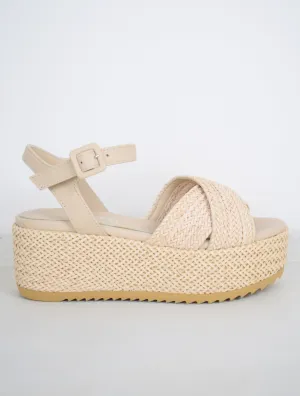 Jaipur Raffia Sandal Blush