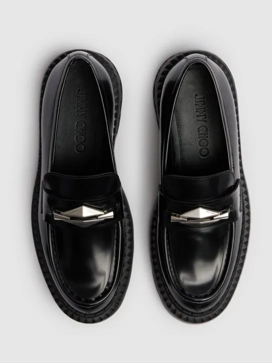 Jimmy Choo   20mm Marlow leather loafers 