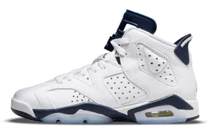 Jordan Air Jordan 6 Vintage Basketball Female, White/Black