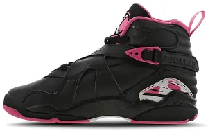 Jordan Air Jordan 8 Vintage Basketball Sneakers, Black/Pink