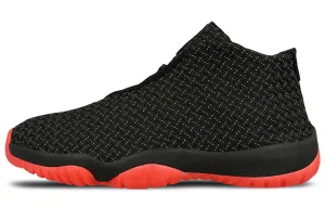 Jordan Future Vintage Basketball Sneakers, Black/Red