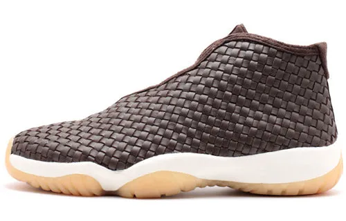 Jordan Future Vintage Basketball Sneakers, Brown/White