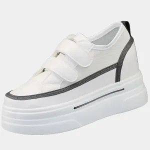 Joskaa 2024 New High Platform Sneakers White