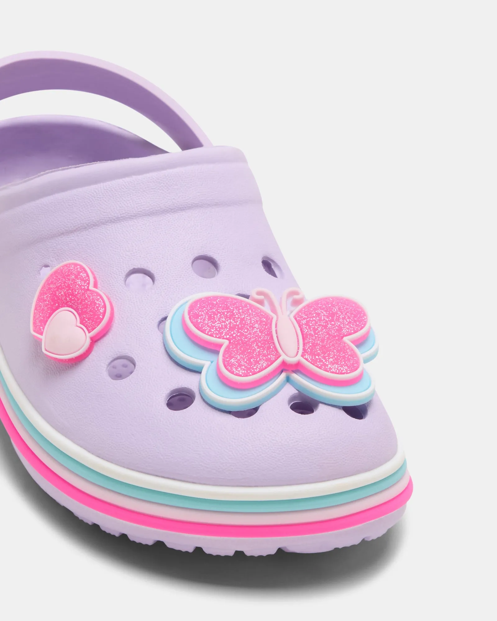 Kaya Hearts Clog Lilac