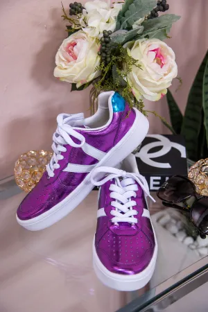 Keep Up The Energy Purple/Blue Sneakers - SHO2562PU