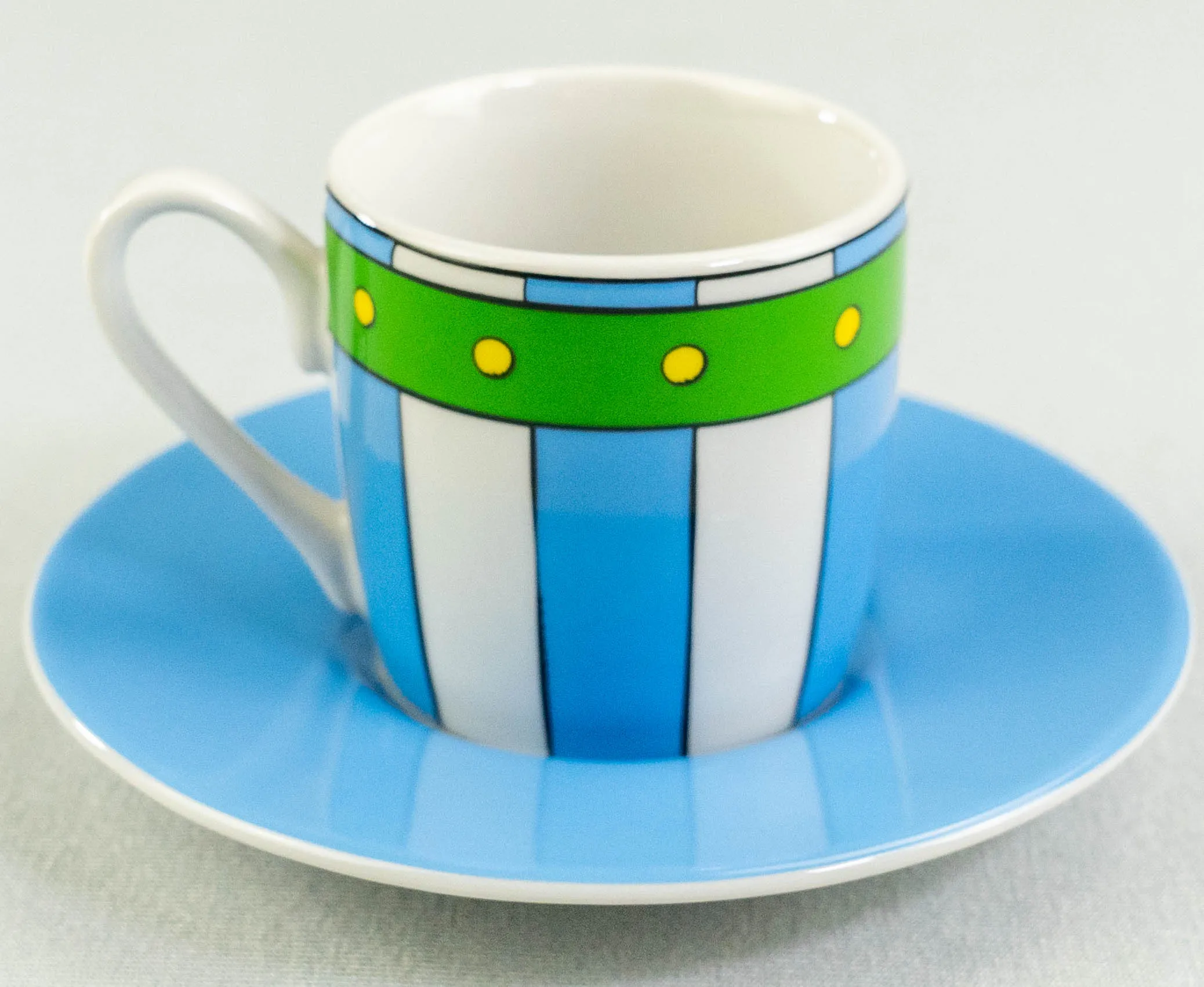 Könitz Espresso Coffee Cup/Mug: Obelix Pants! 85ml Asterix Crockery Gift