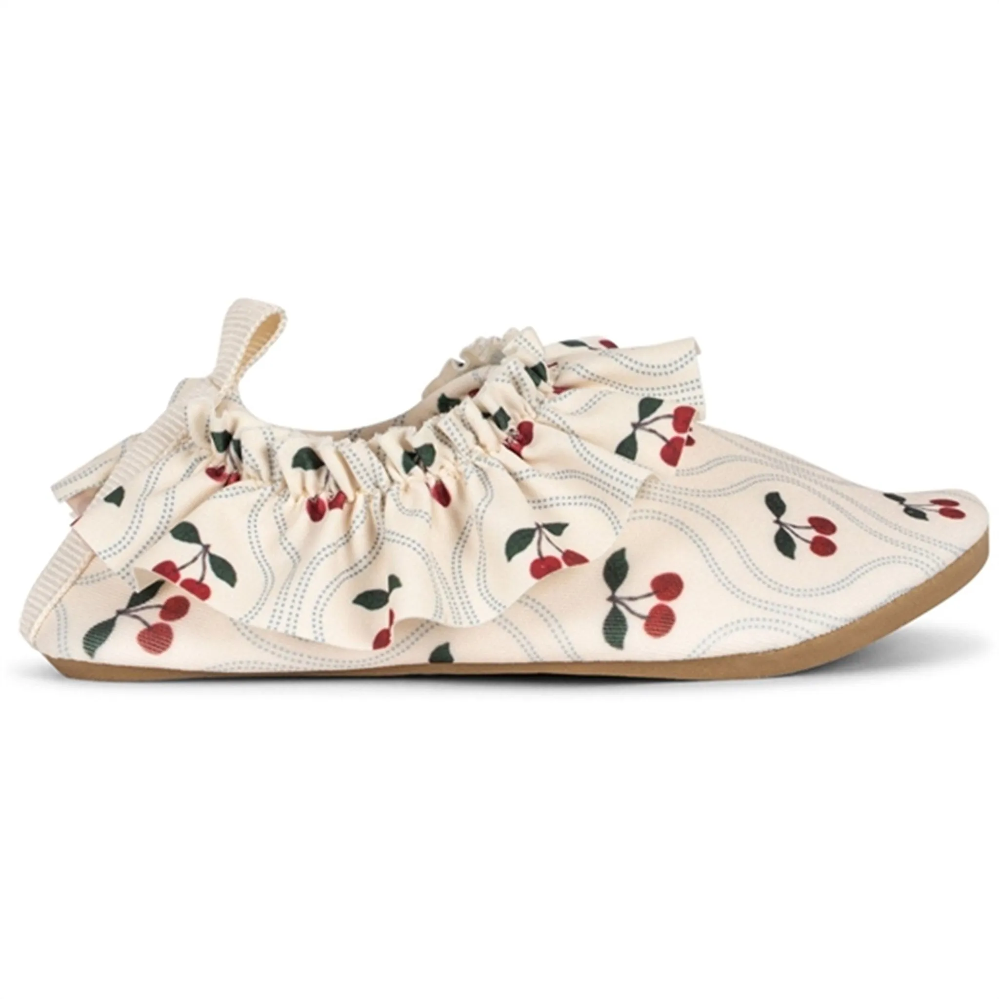 Konges Sløjd Manuca Frill Swim Shoes Cherry Motif