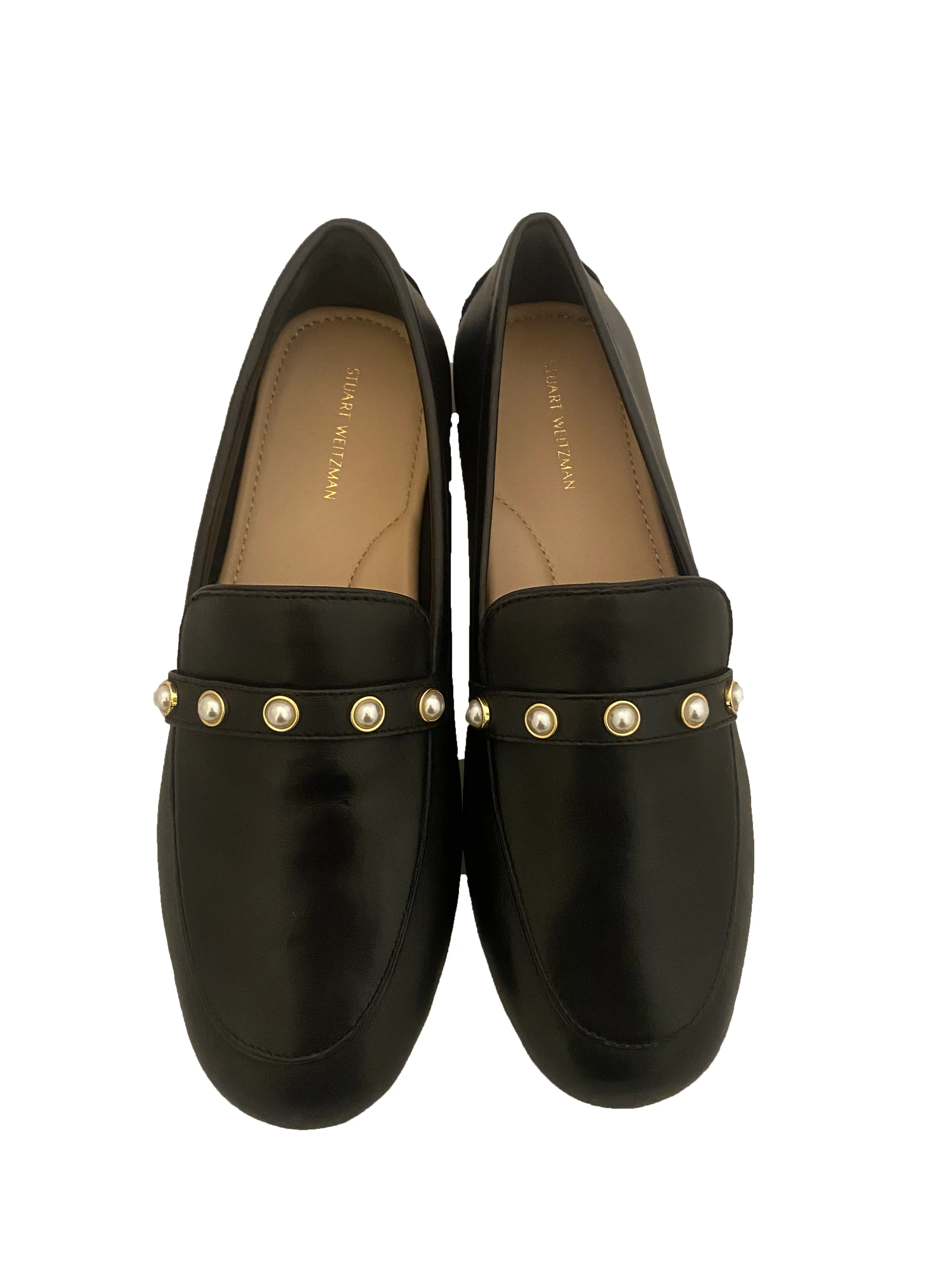 Leather Pearl Loafers