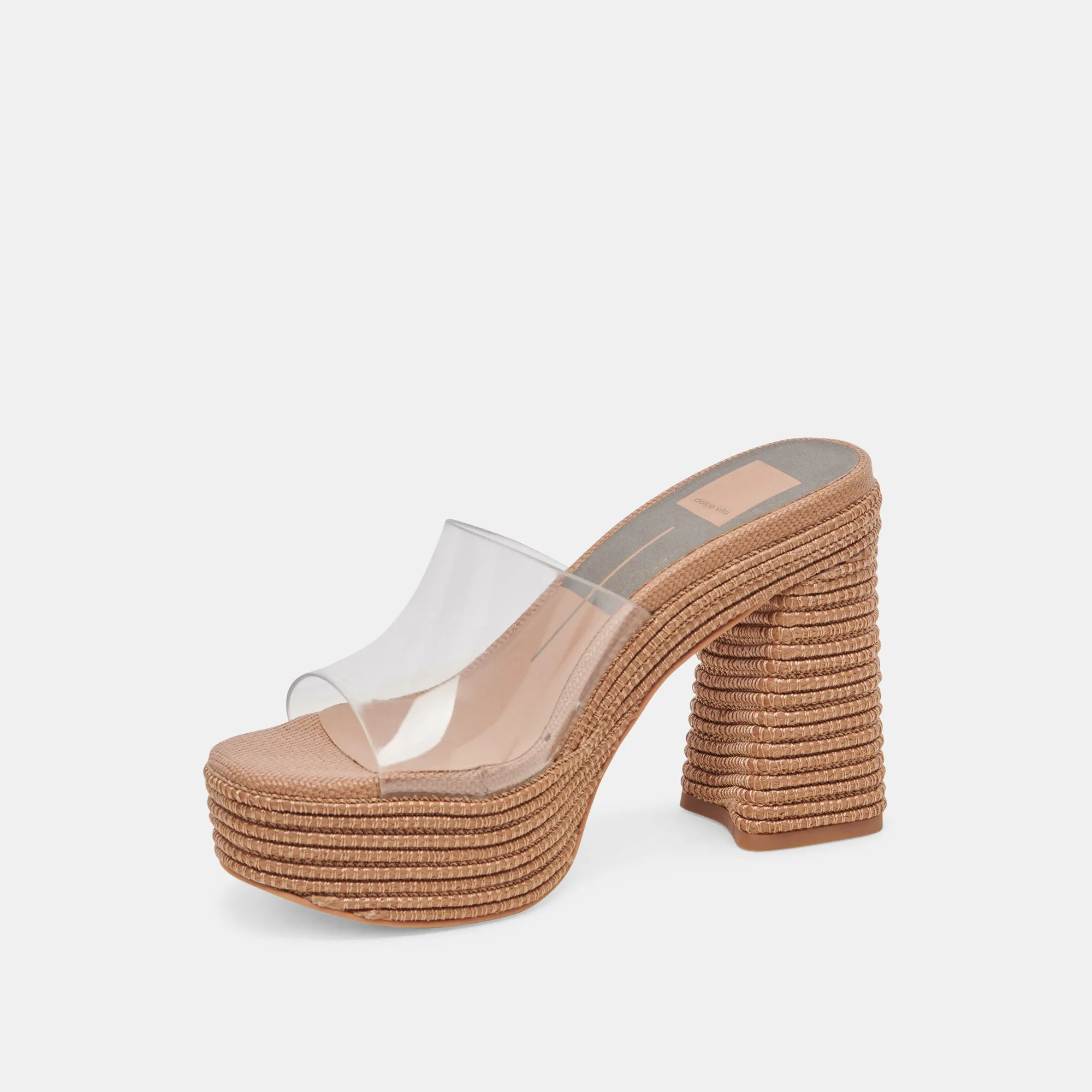 LICHIA HEELS COCOA VINYL