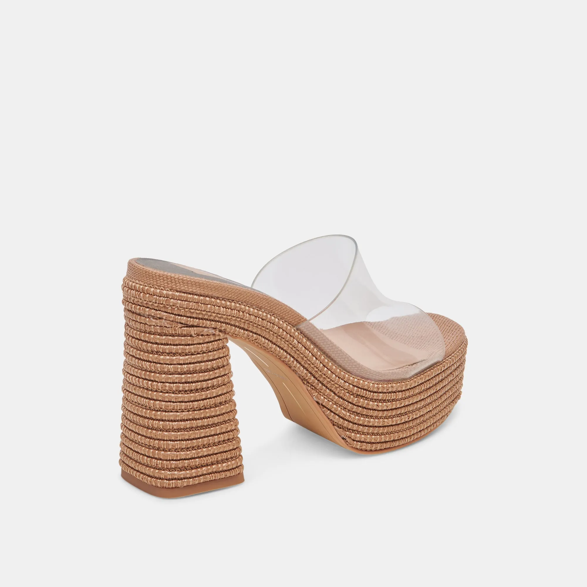 LICHIA HEELS COCOA VINYL