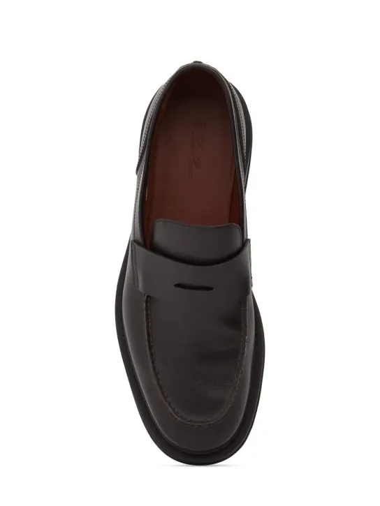 Loro Piana   Travis leather loafers 