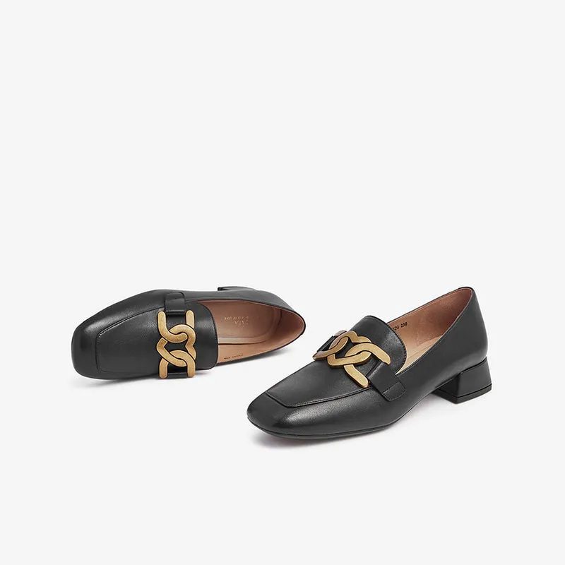 Low Heel Loafers