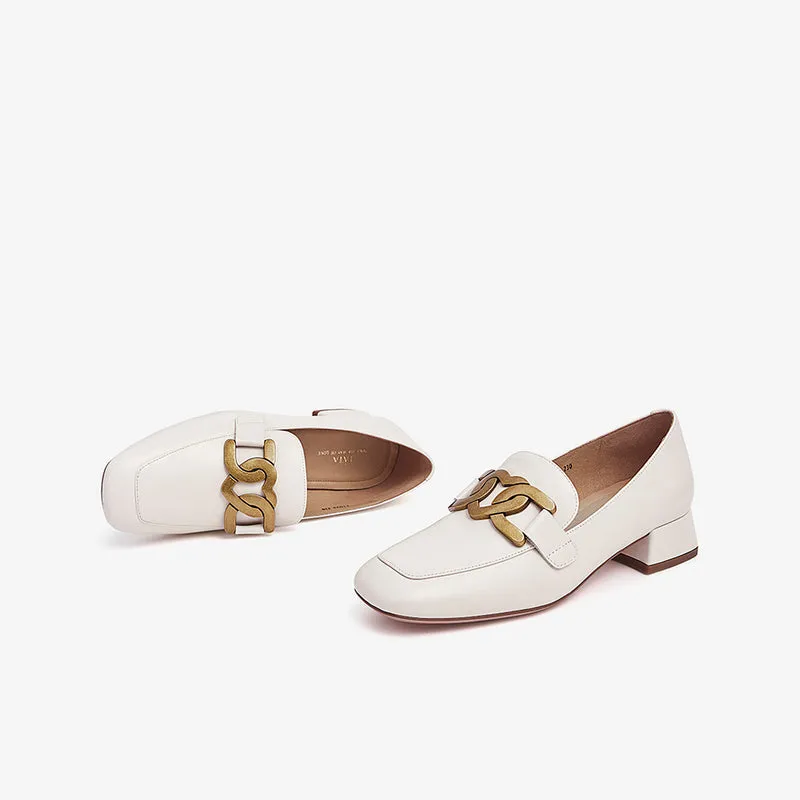 Low Heel Loafers