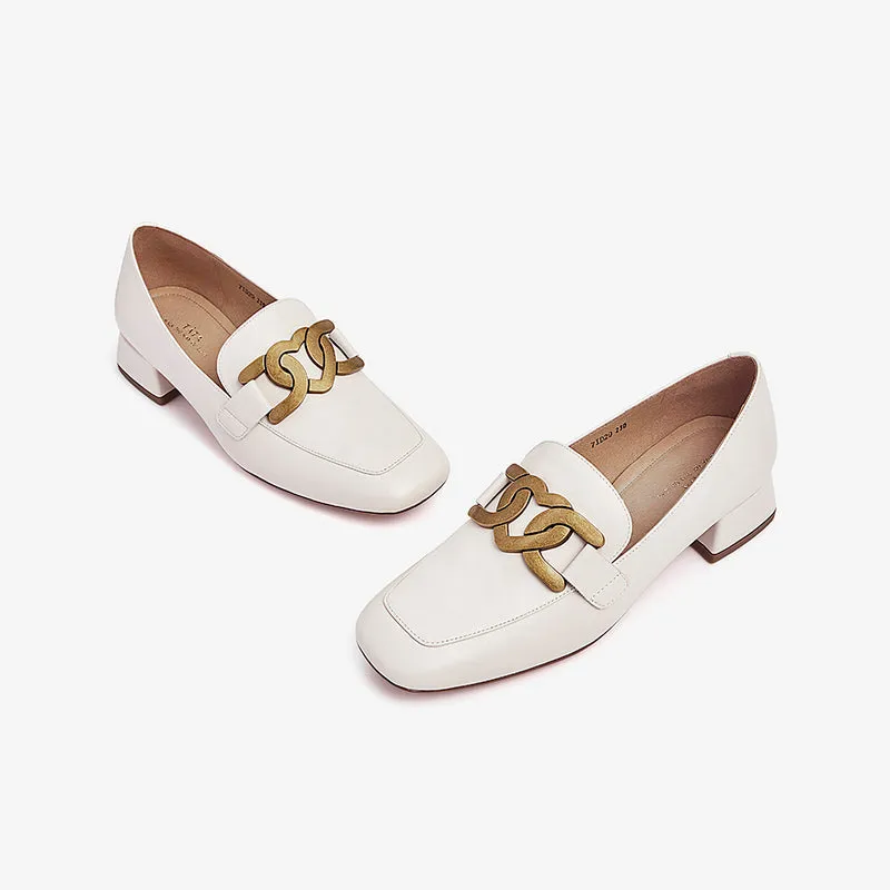 Low Heel Loafers