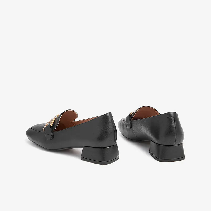 Low Heel Loafers