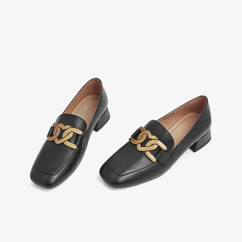 Low Heel Loafers