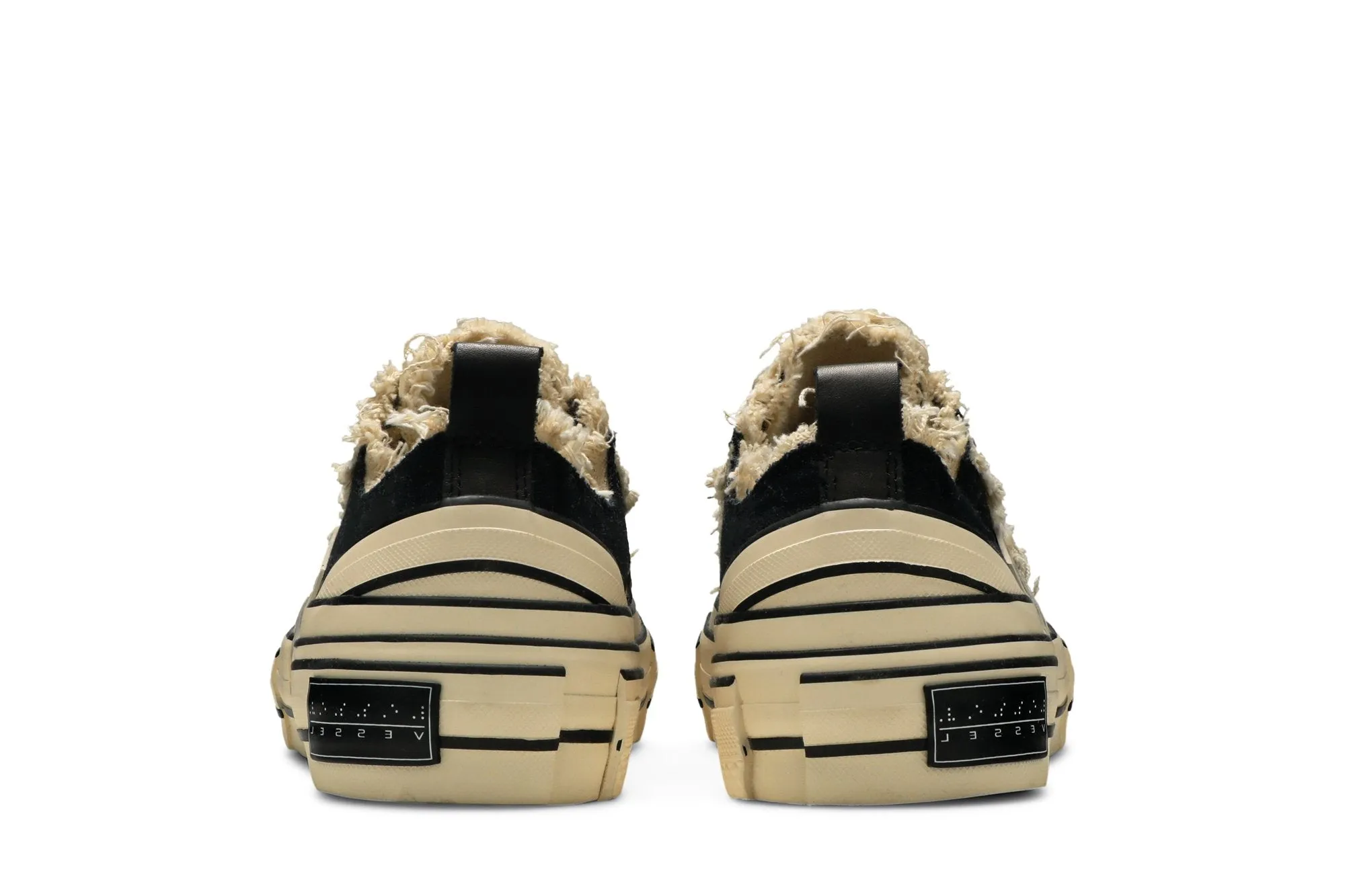 Low-top sneakers xVESSEL x Yohji Yamamoto Wmns Patchwork Platform Low, black