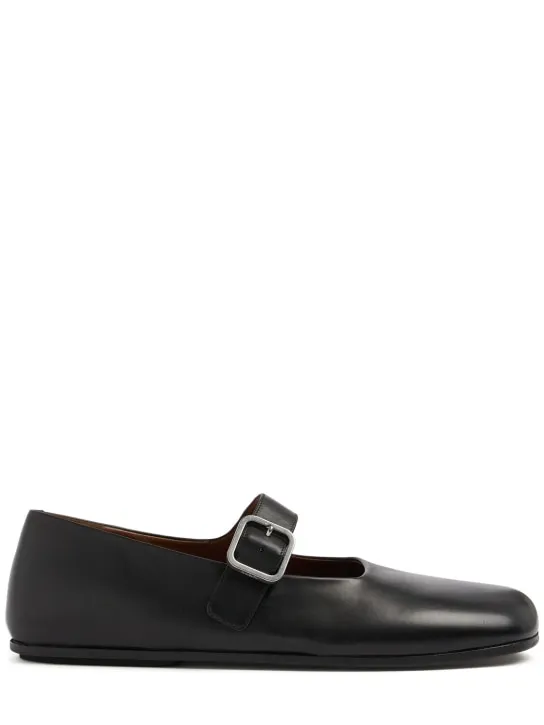 Marsell   Appiedi leather Mary Jane loafers 