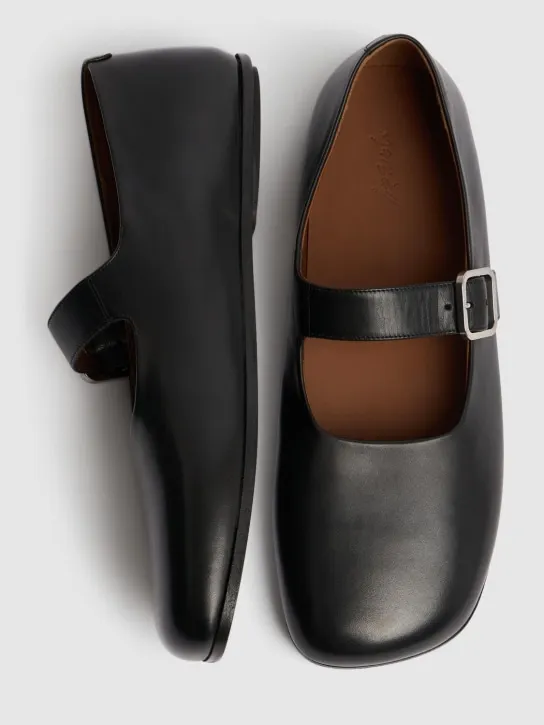 Marsell   Appiedi leather Mary Jane loafers 