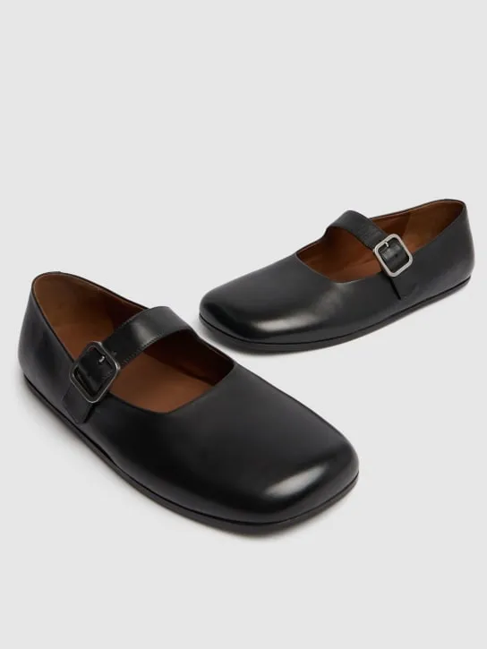 Marsell   Appiedi leather Mary Jane loafers 