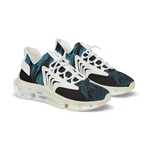 Men's Mesh Sports Sneakers The Blue Dragon Flames