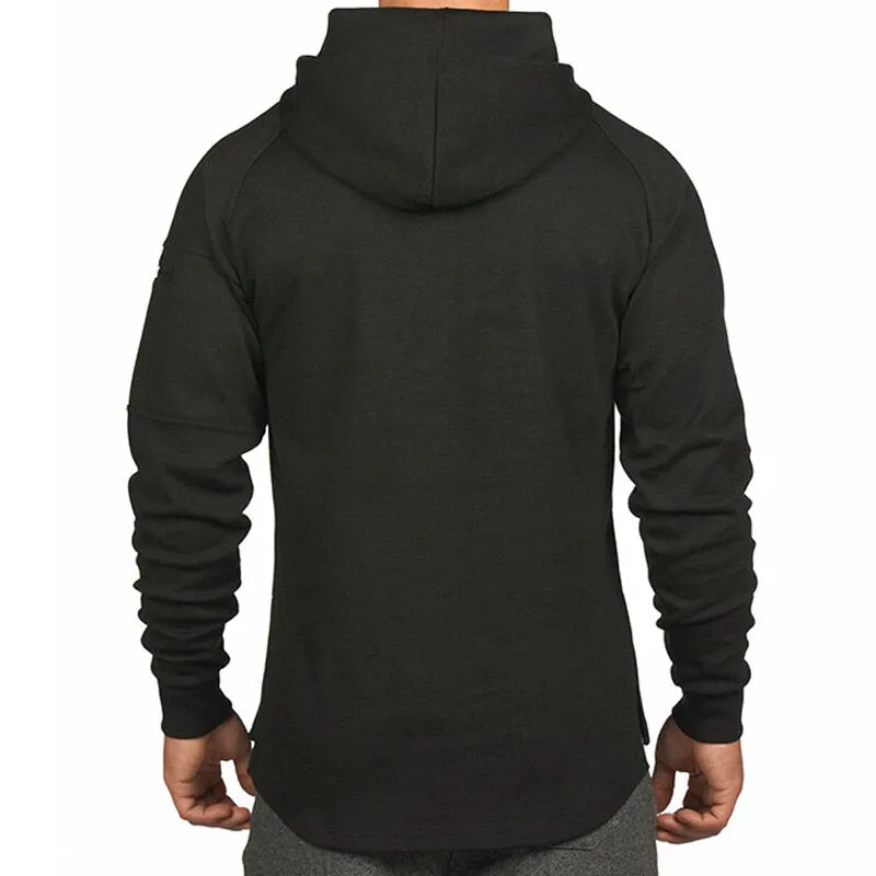 Men's Pullover Hoodie Sports Tops Spring Autumn Soft Breathable Sweat-absorbing Sports Tops Outdoor Casual Basketball Training Running Fitness Weatwear