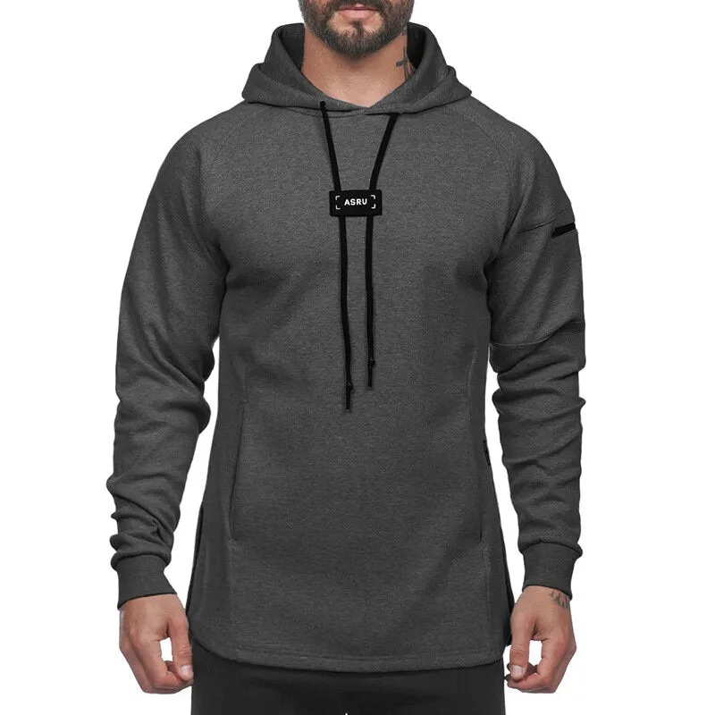 Men's Pullover Hoodie Sports Tops Spring Autumn Soft Breathable Sweat-absorbing Sports Tops Outdoor Casual Basketball Training Running Fitness Weatwear