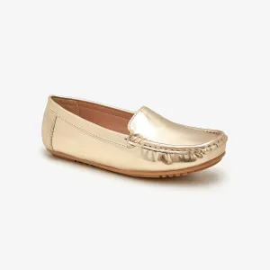 Metallic Loafers for Women