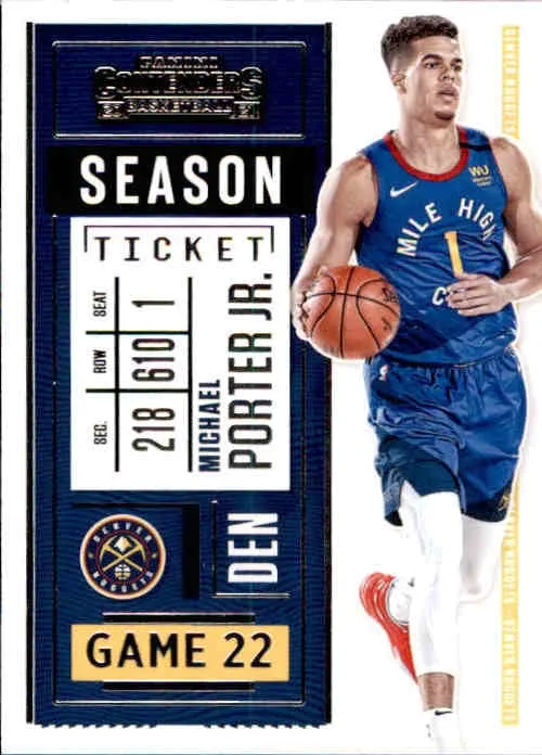 Michael Porter Jr, 2020-21 Panini Contenders Basketball NBA