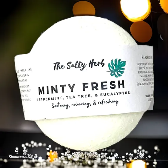 Minty Fresh Bath Bomb