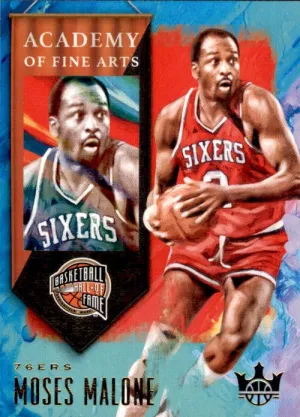 Moses Malone, Academy of Fine Arts, 2019-20 Panini Court Kings Basketball NBA