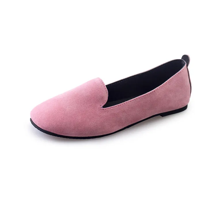 Mouth round flat shoes - Women's shoes